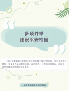 多项并举，建设平安校园