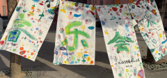 召市镇中心小学课间美育：童画.童声