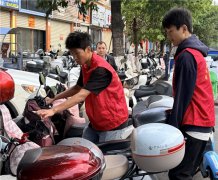 于都县第五实验中学：开展两轮车乱